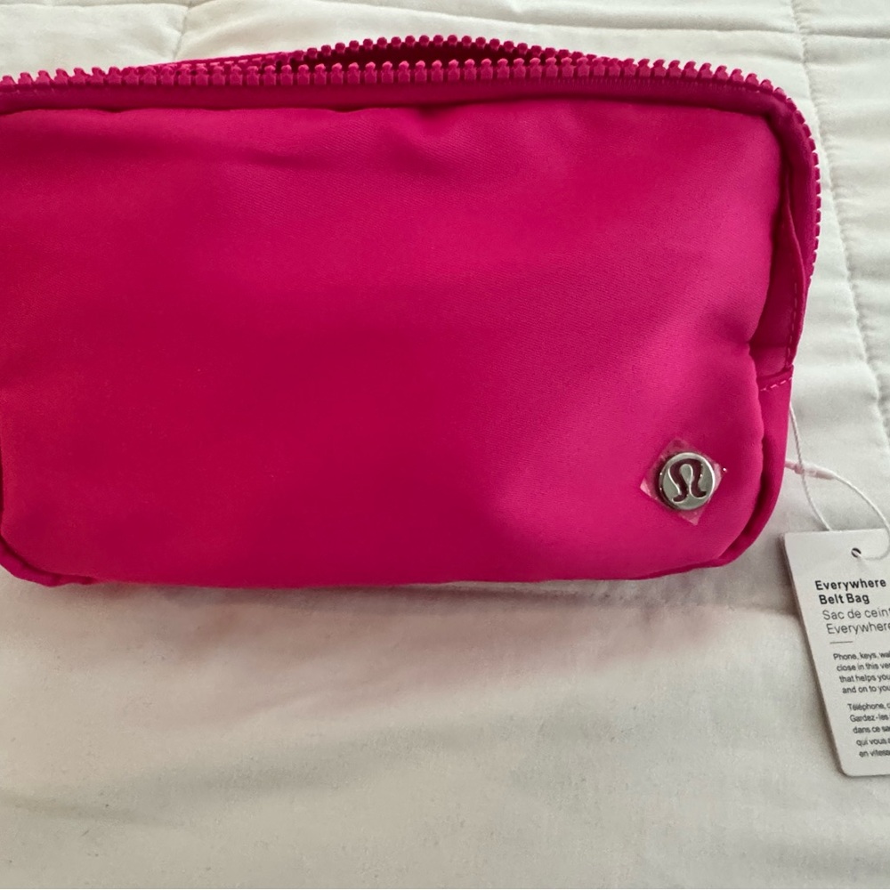 Lululemon Athletica Pink Cosmetic Case with Glossy Finish